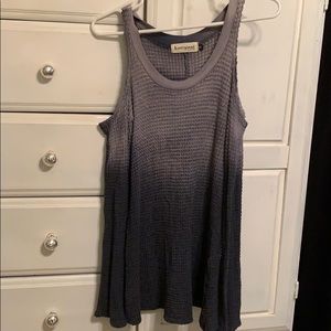 Key hole ombré sweater